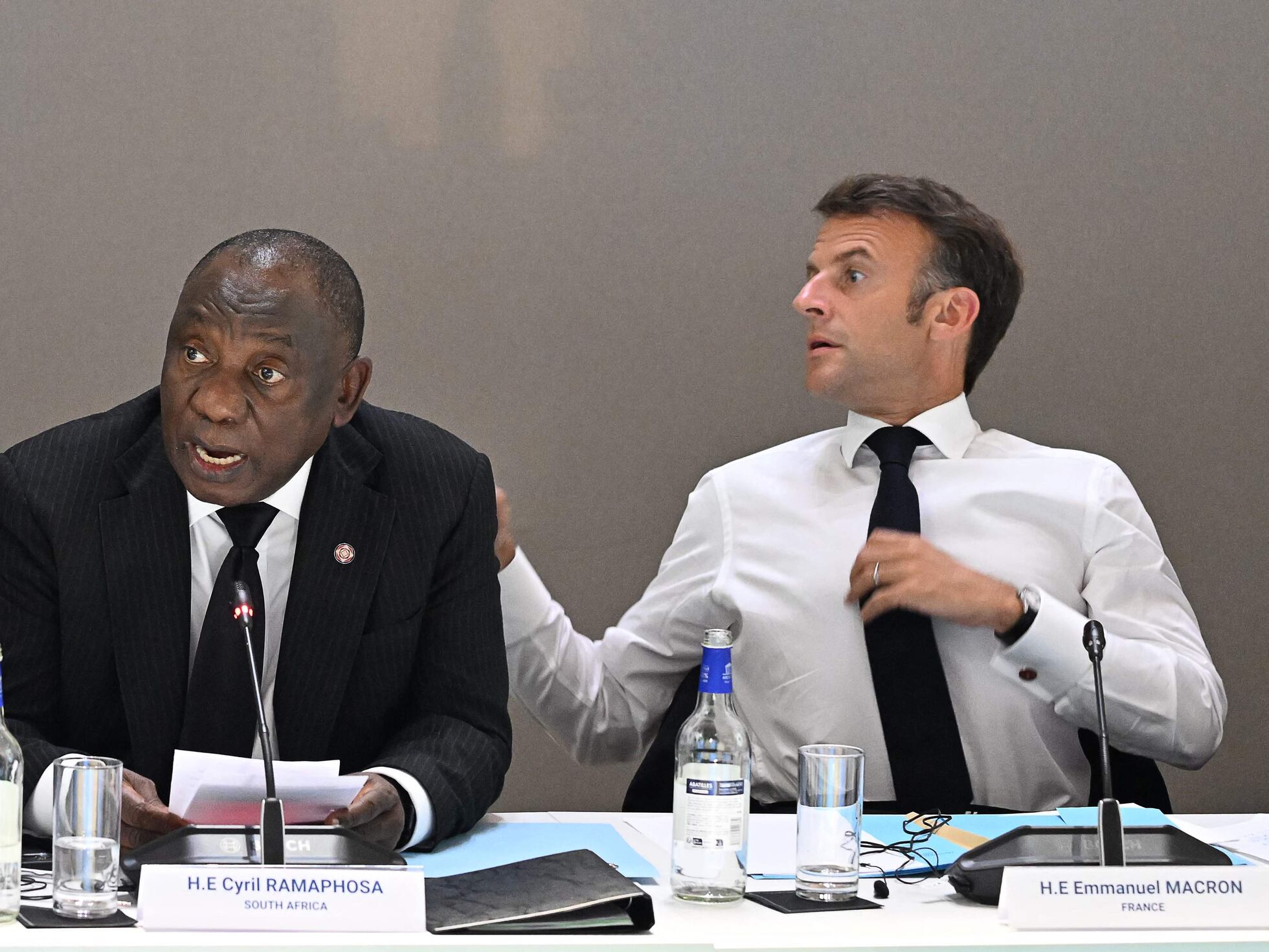 Macron, Ramaphosa pledge cooperation