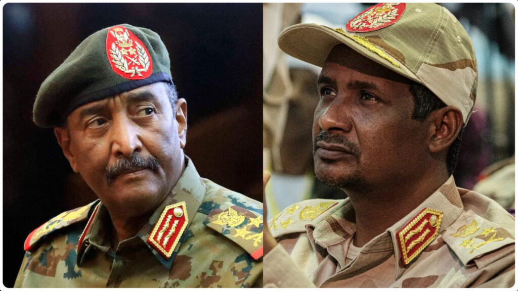 Dagalo warns any aircraft aiding Burhan are legitimate targets