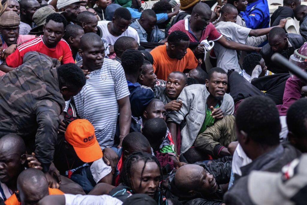 Crowds mourn Raila Odinga as stampede leaves two dead