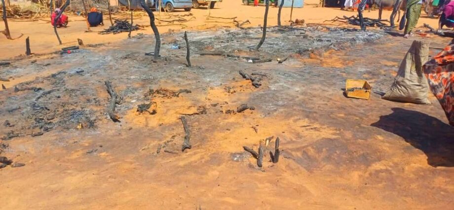 Fierce inferno wipes out Jazo’s bustling market in North Darfur