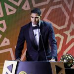 Achraf Hakimi lifts African men’s player of the year award with pride