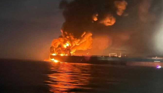 Fire breaks out on Gambian-flagged tanker off Turkey’s Black Sea coast