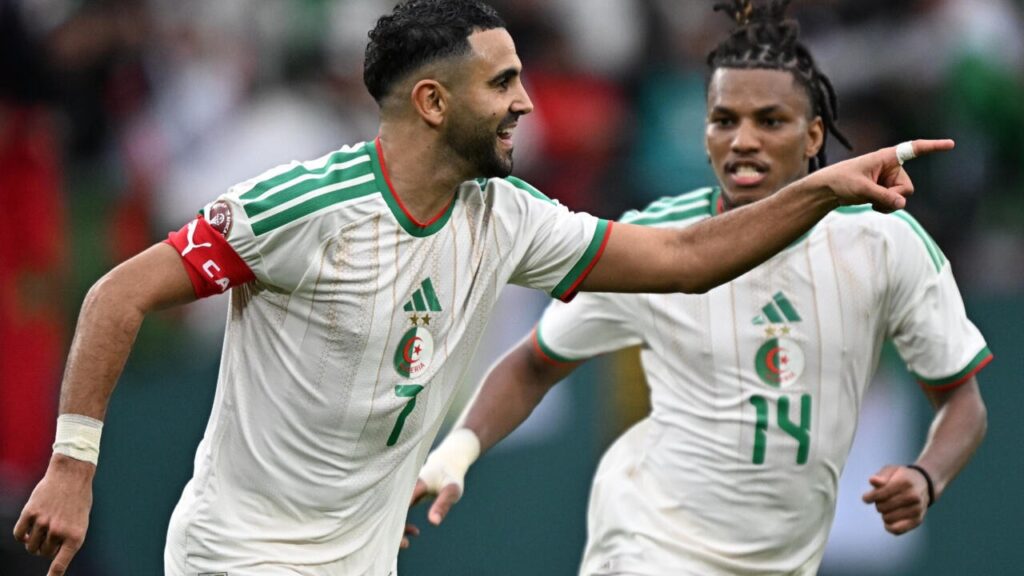 Mahrez double powers Algeria past 10 man Sudan in Afcon opener
