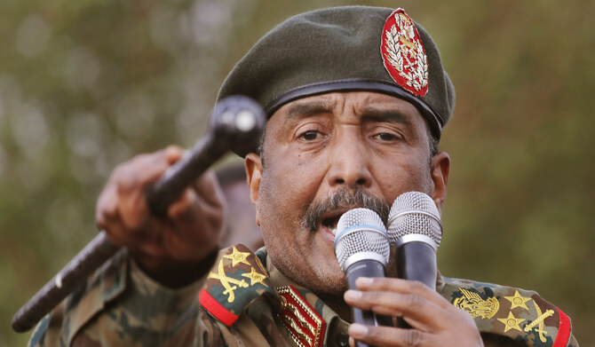 Burhan appears with EU-sanctioned ally