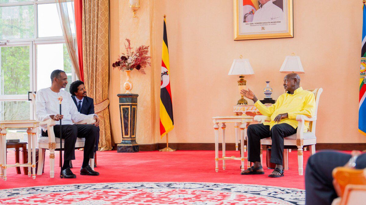 Museveni meets Sudan Peace Government in Entebbe