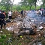 Helicopter bursts into flames killing six in western Kenya county