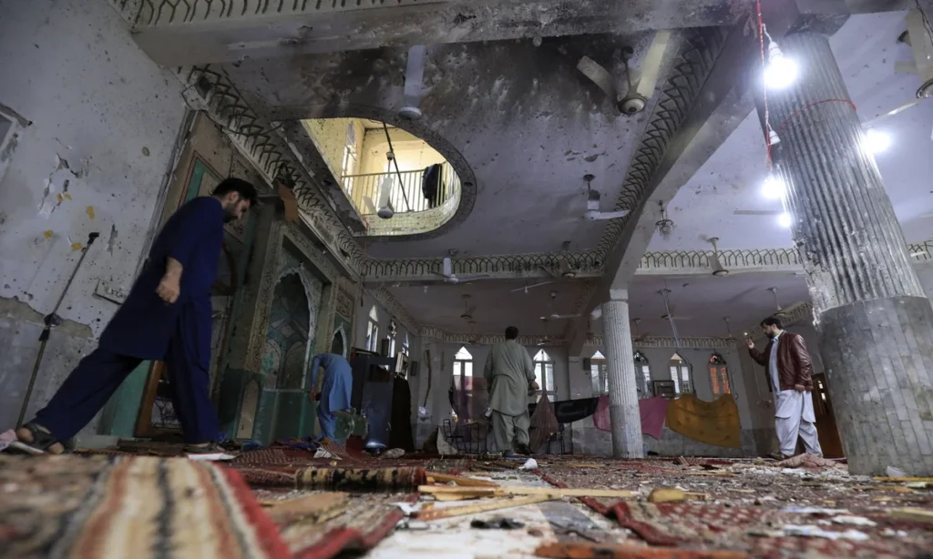 Suicide bomber kills dozens of worshippers in Pakistan