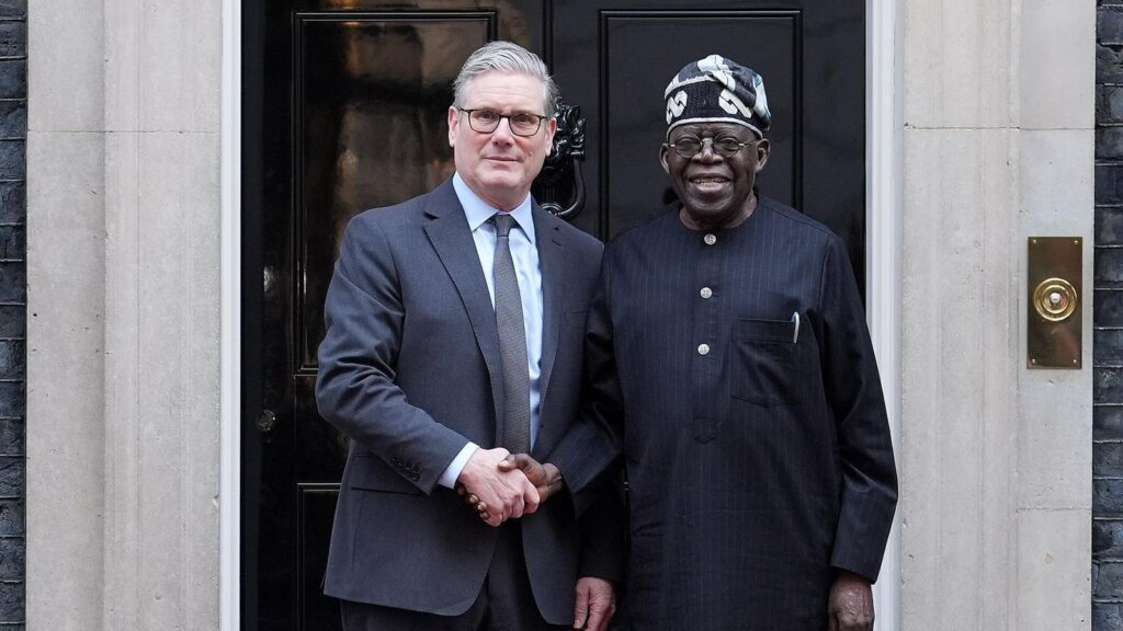 Tinubu and Starmer discuss terrorism and ties during UK visit