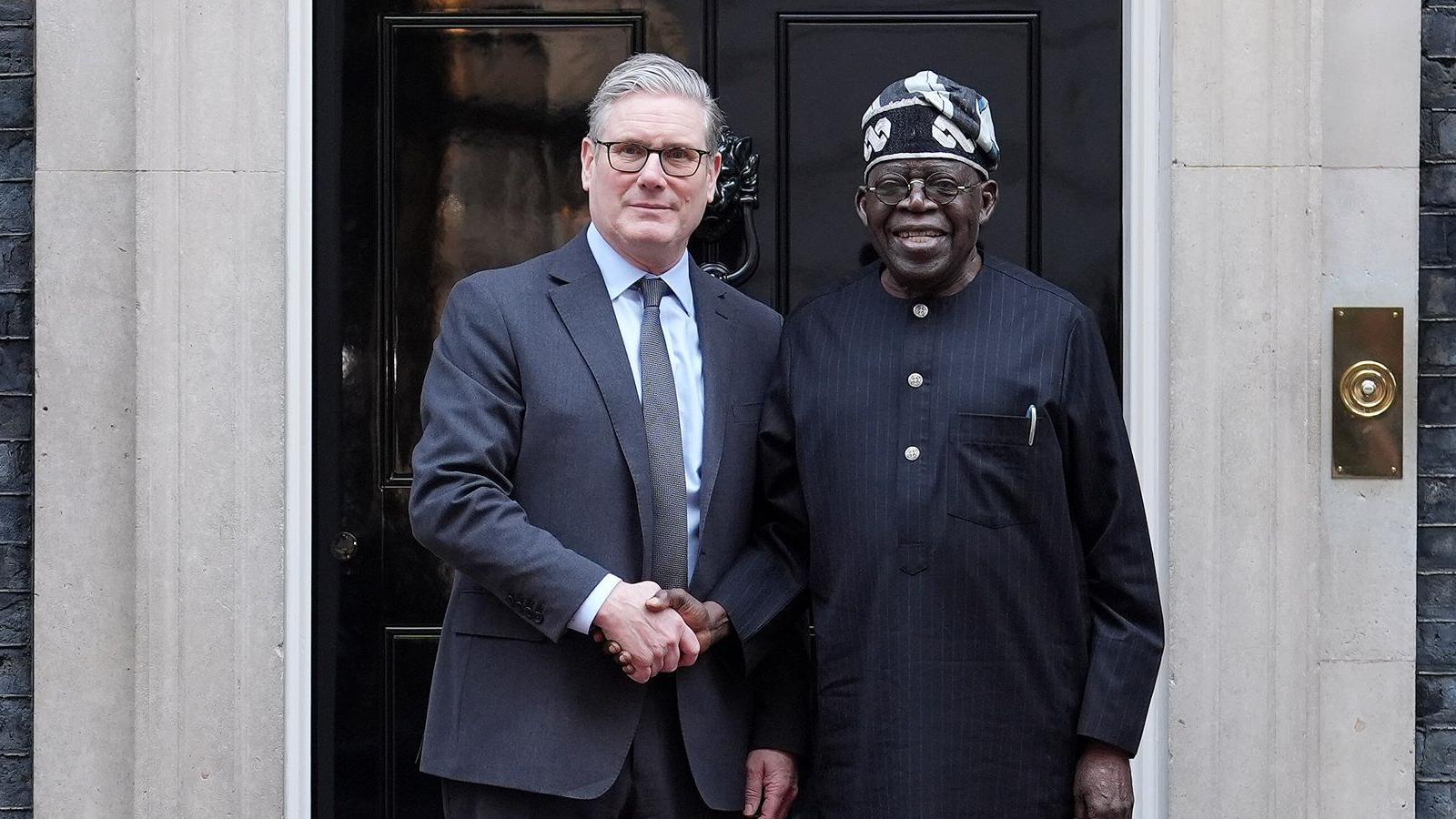 Tinubu and Starmer discuss terrorism and ties during UK visit