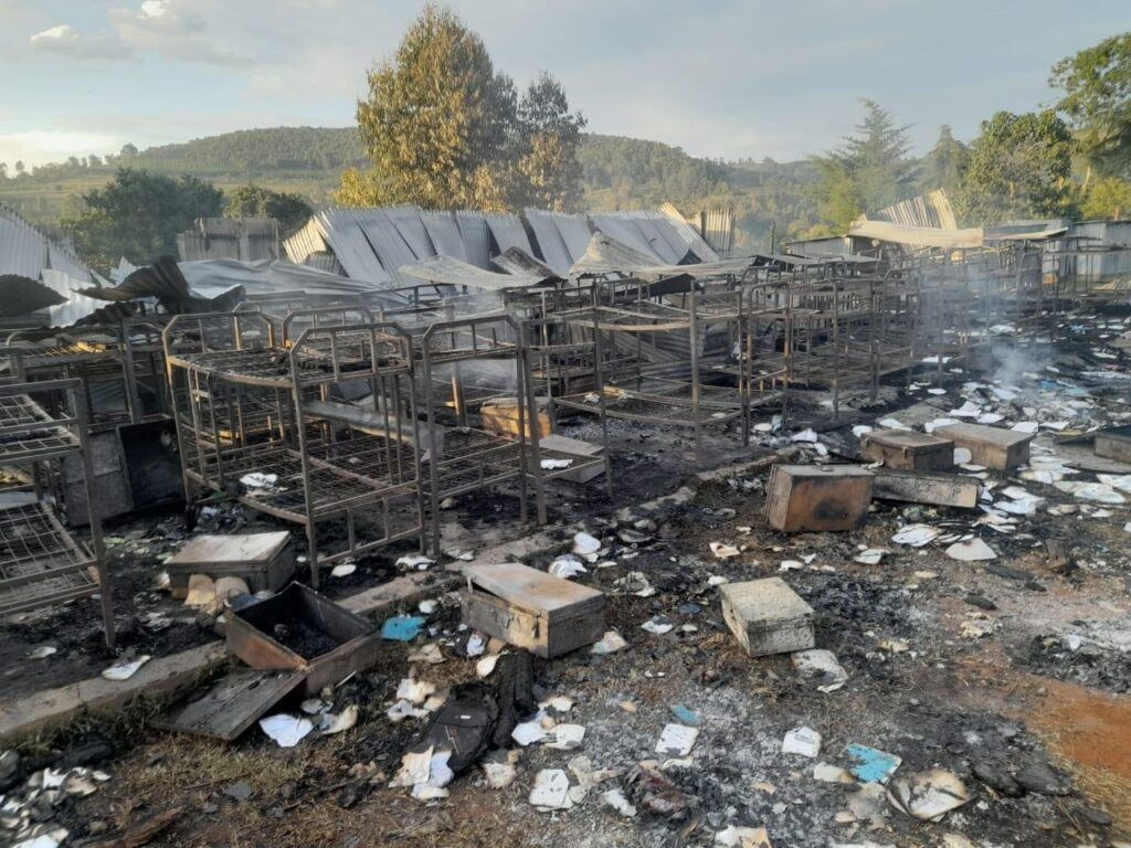Kenya dormitory fire kills 15 students at girls’ school