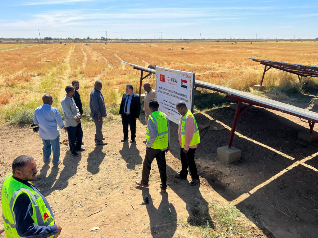 Turkish aid agency installs solar water systems in dry Sudan