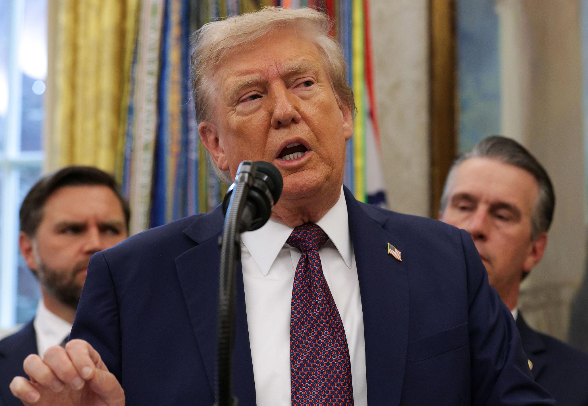 Trump says Iran should ‘wave white flag’ as tensions persist