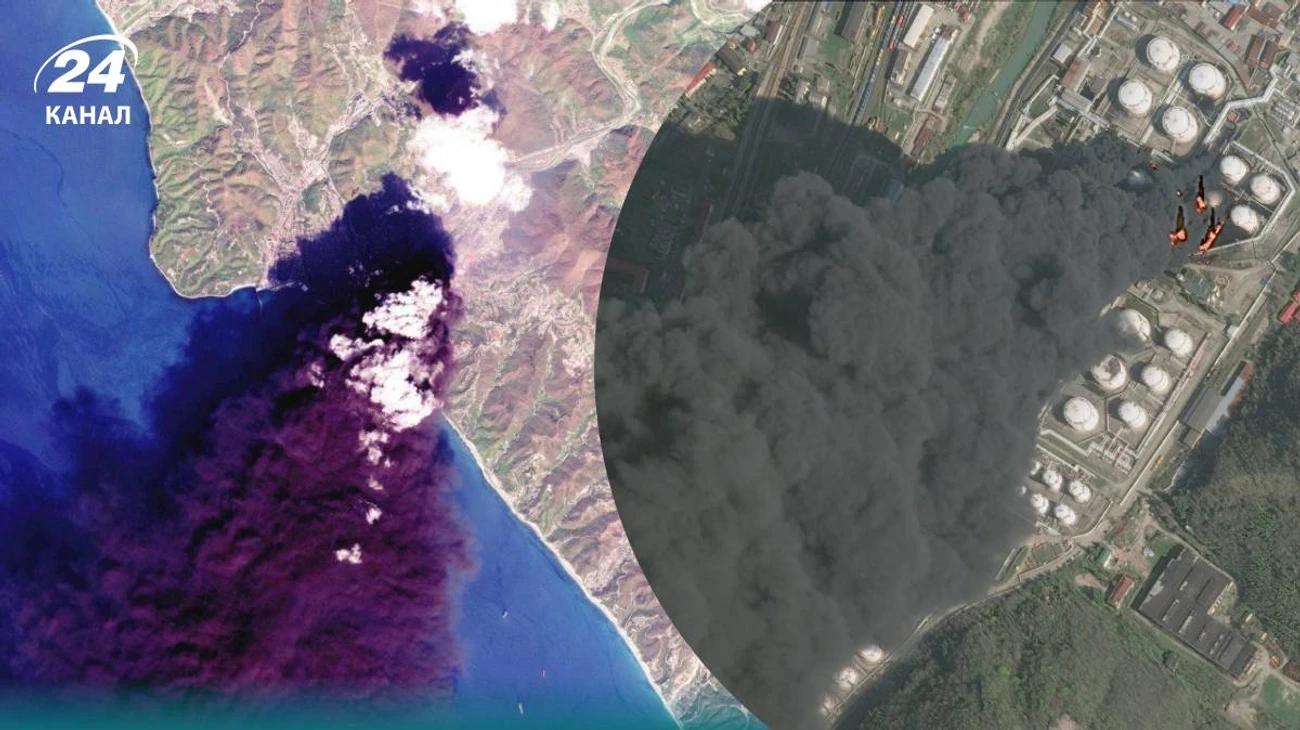 The Tuapse disaster: Satellite images reveal scale of refinery fires