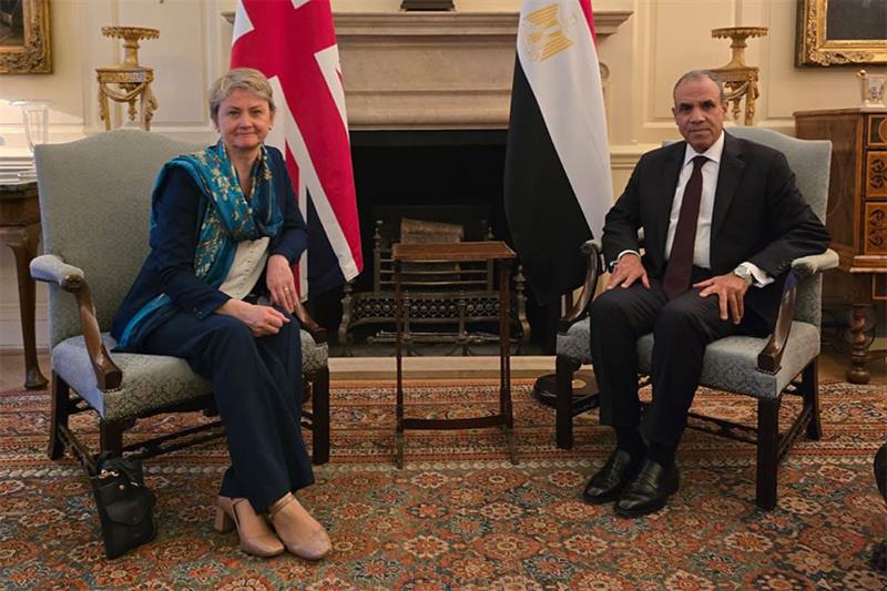 Egypt and Britain discuss the Sudan crisis during security meeting
