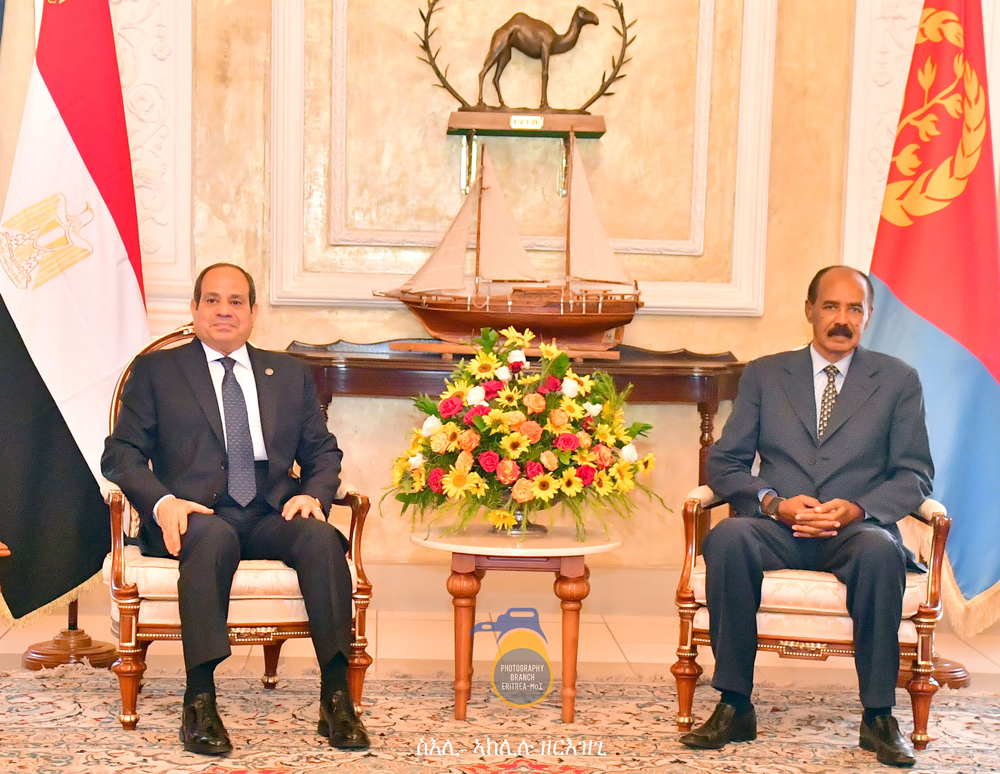 Egypt and Eritrea presidents meet to address Sudan war crisis