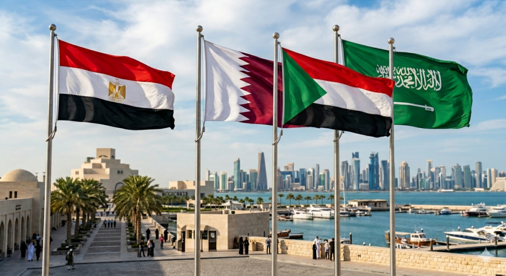 Egypt, Qatar and Saudi hold talks on Sudan conflict