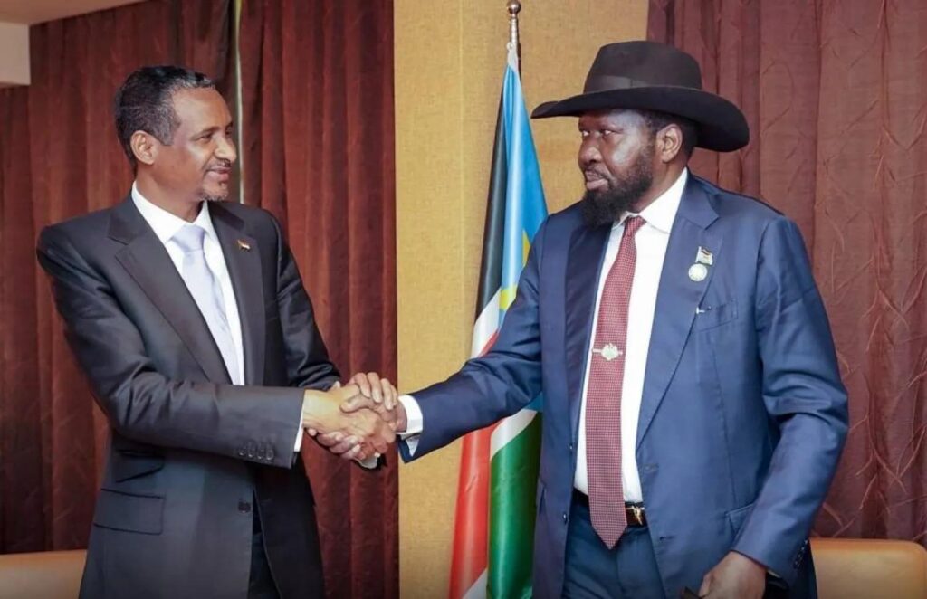 Dagalo meets South Sudan’s Kiir amid diplomatic push