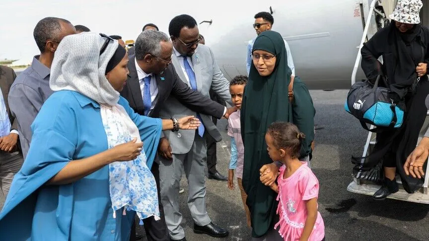 Sudanese citizens return from Egypt via expanded transit options