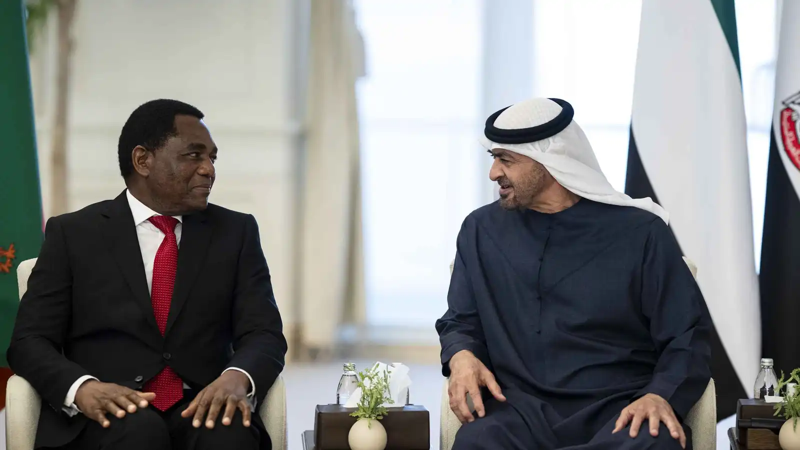 UAE, Zambia leaders discuss trade and investment