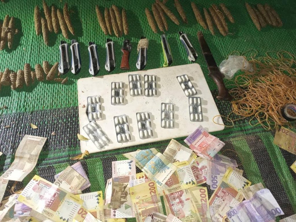 Kosti security operation arrests 85, seizes weapons and drugs