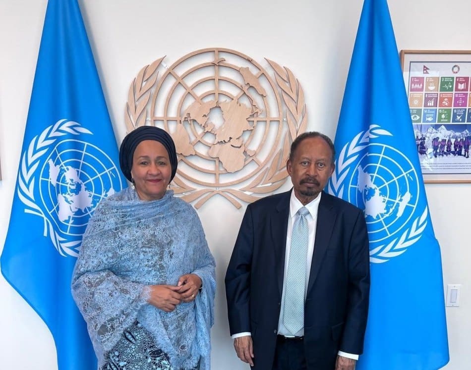 Hamdok meets UN deputy chief in New York over Sudan war