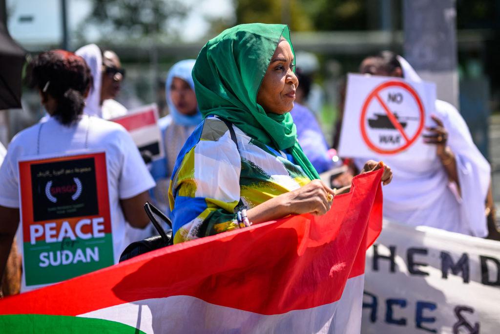 Sudanese protesters in Geneva demand chemical weapons probe