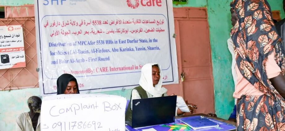 Cash crisis eats into humanitarian aid in East Darfur