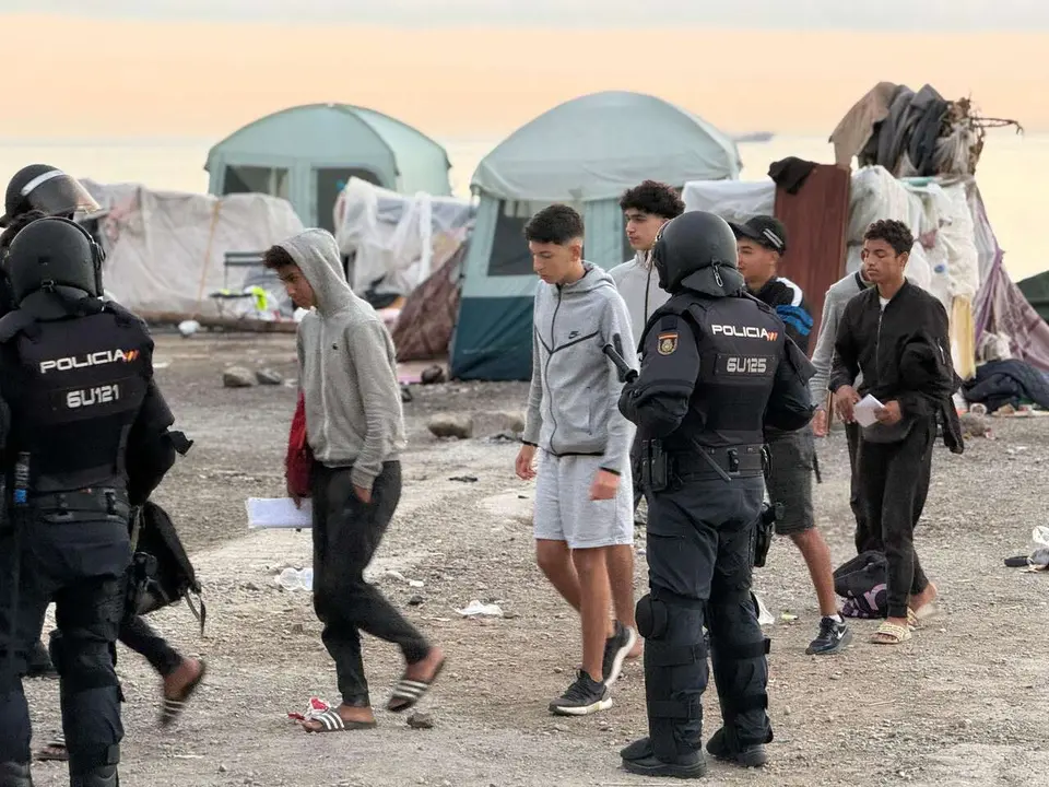 Spanish police clear Ceuta’s last major migrant camp