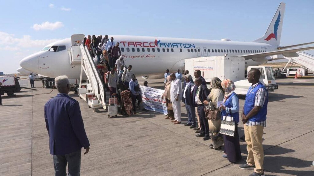 Uganda repatriation flight returns 80 Sudanese to Khartoum