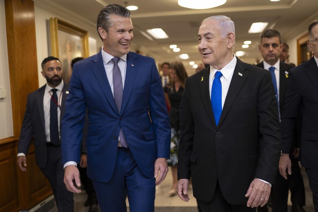 Hegseth meets Netanyahu in surprise Israel visit — report